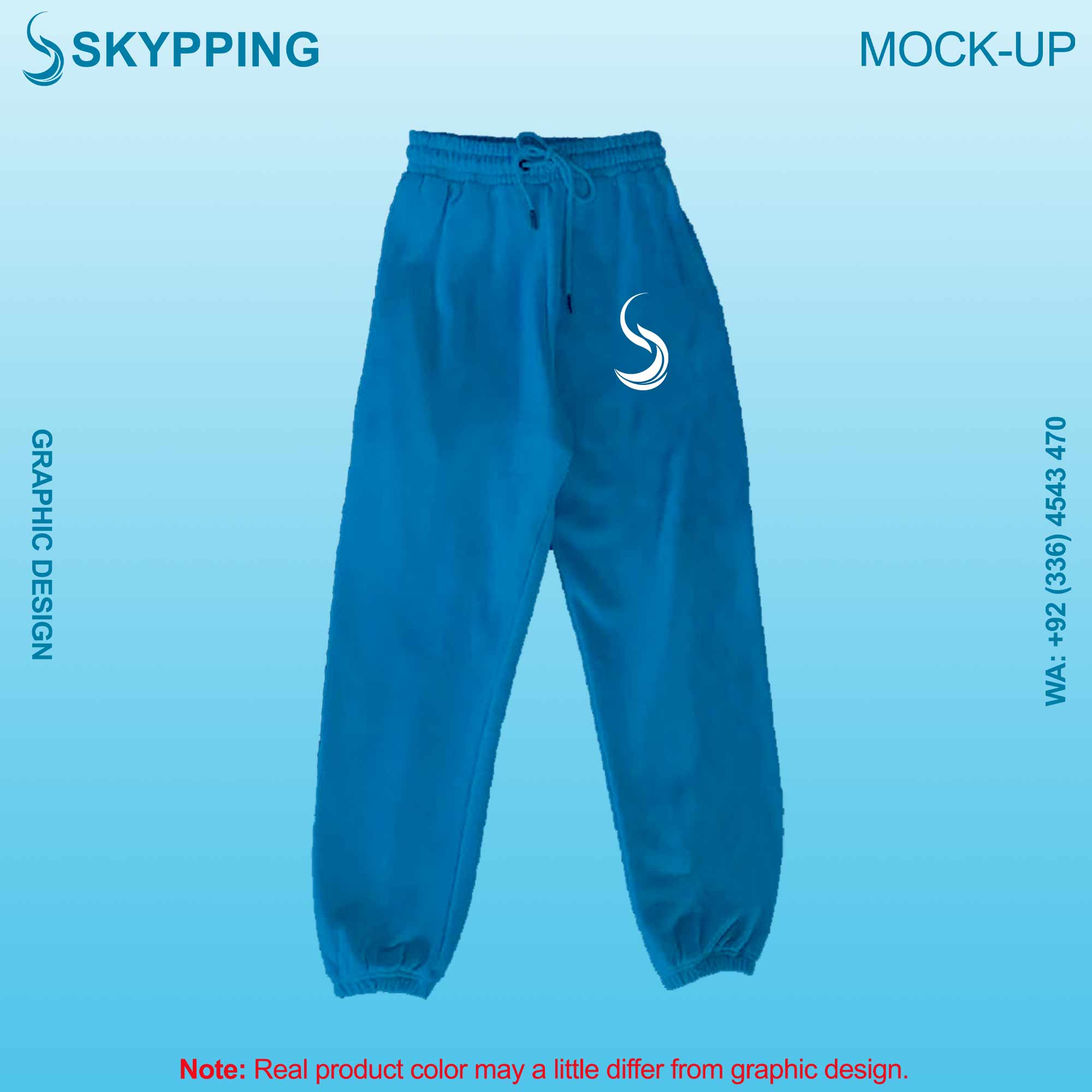 Sweatpant with Side Pocket and Closed Bottom